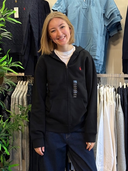 Ralph Lauren Zip Hoddie - Sort