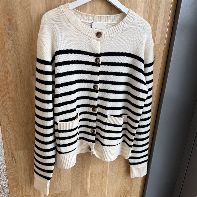 Sofie Schnoor Cardigan - Off White/Sort 