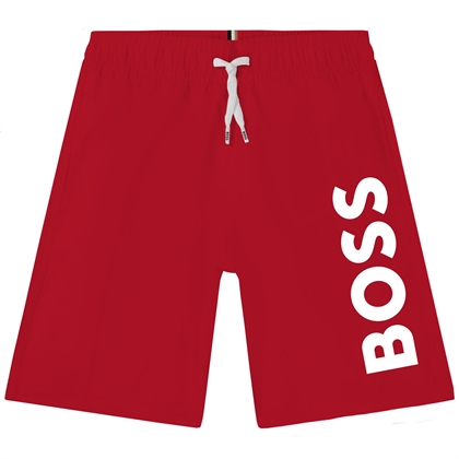 Hugo drenge "badeshorts" - Bright Red/RØD 