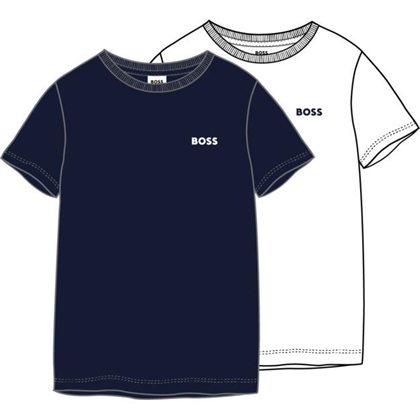 Hugo Boss "TSHIRT" - 2PAK - Navy/White 
