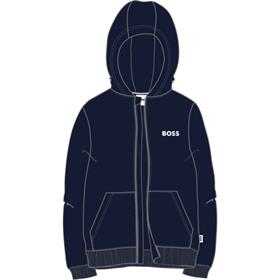 Hugo Boss Zip Cardigan - Navy  