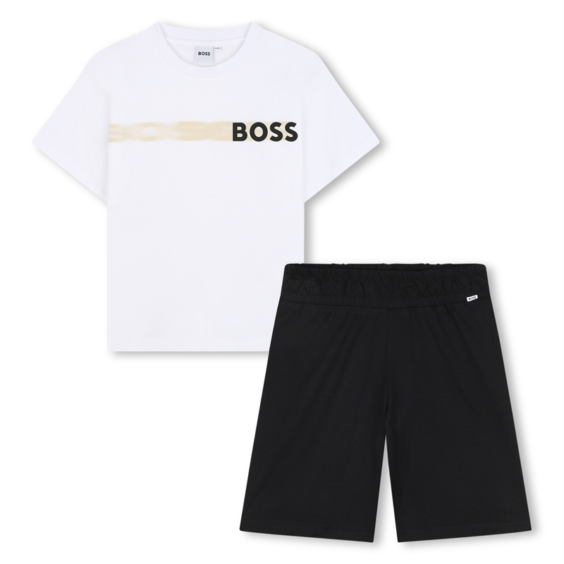 Hugo Boss Shorts\'s Sæt - White/Black