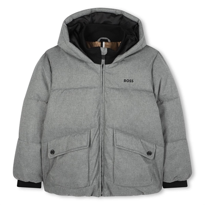 Hugo Boss Vinterjakke Puffer - Gris Chine 
