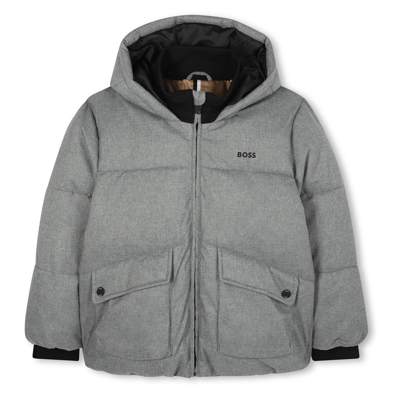 Hugo Boss Vinterjakke Puffer - Gris Chine 