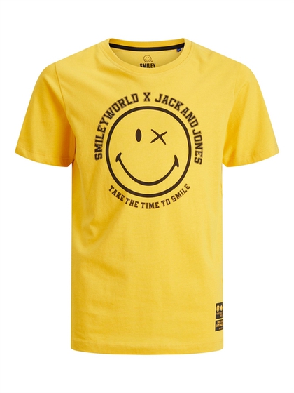 Jack&Jones Smileyworld T-shirt - gul
