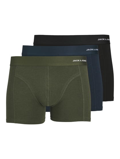 Jack & Jones Underbukser Herre Bamboo 3pak. -  Forest night