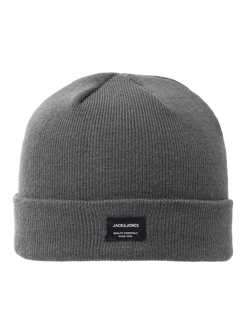 Jack & Jones Hue Beanie - Grey Melange 