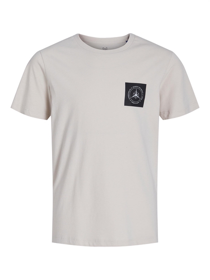 Jack and Jones t-shirt "Filo" - Moonbeam
