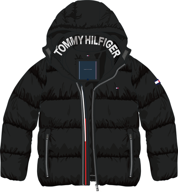 Tommy Hilfiger vinterjakke - sort