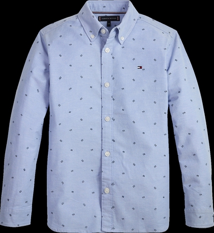 Tommy Hilfiger Oxford skjorte - Calm Blue