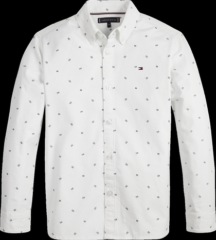 Tommy Hilfiger Oxford skjorte - White