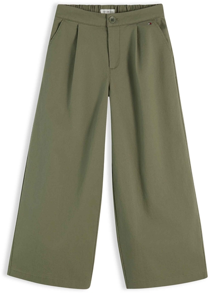 Tommy Hilfiger Wide Leg Pants - Utility Sage/Grøn