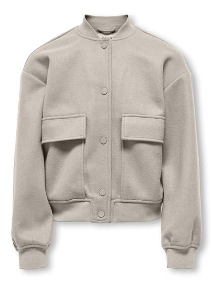 Kids Only Bomber Jacket Freja - Stone Melange 