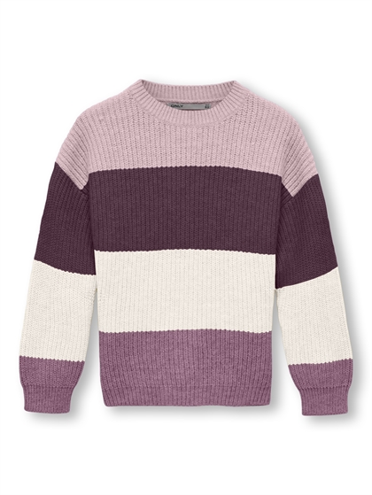 KIDS ONLY Strik Sandy Pullover - Mauve Wine