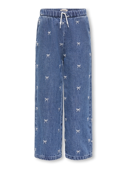 Kids Only Mini Jeans Wide Pierce - Medium Blue Denim 