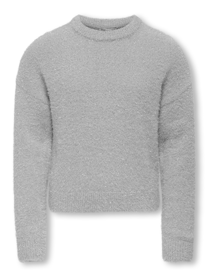KIDS ONLY Strik Piumo Glitter - Light Grey Melange 
