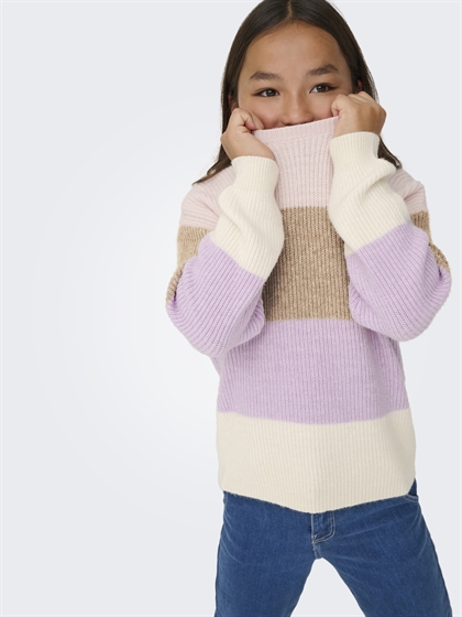 KIDS ONLY Strik Sandy Pullover - Sepia Rose