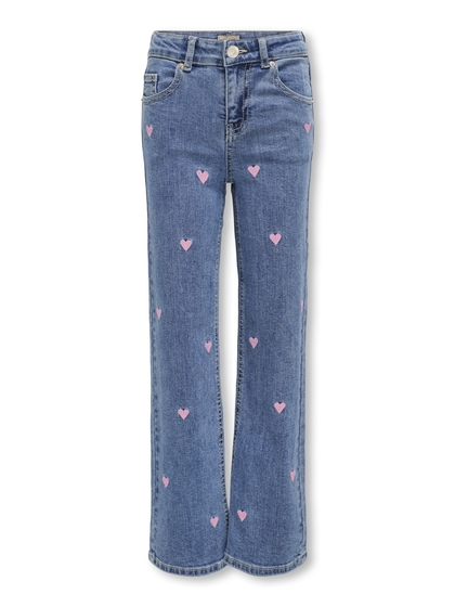 Kids Only Jeans Juicy Wide - Light Blue Denim 