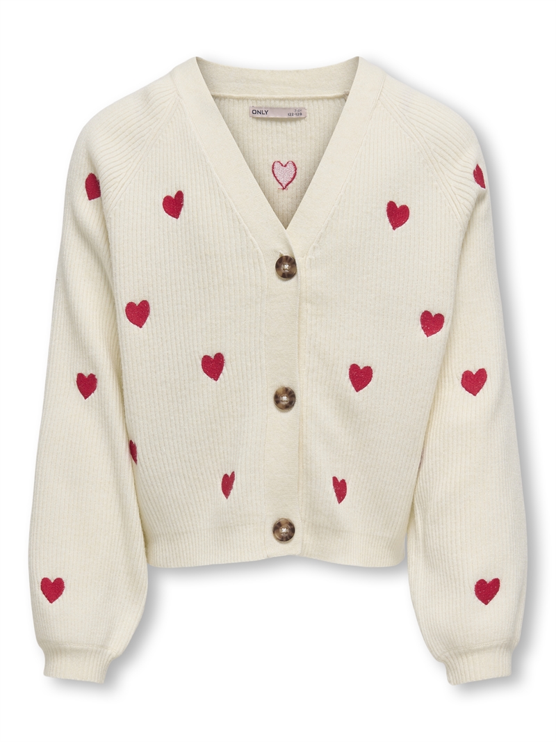 KIDS ONLY Cardigan Dana Life - Birch Hearts 