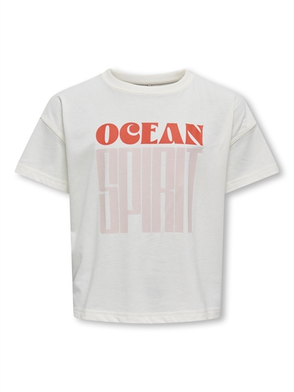 Kids Only T-Shirt Abelone - Cloud Dancer 