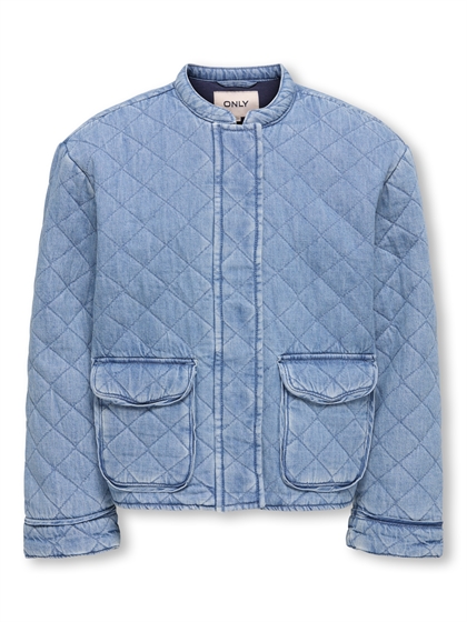 Kids Only Quilted Jacker Hallie - Light Blue Denim 
