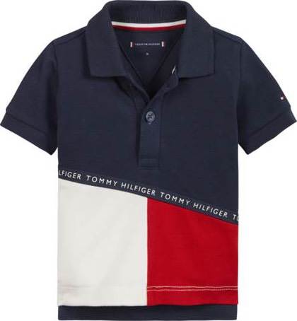 Tommy Hilfiger baby polo - marineblå 