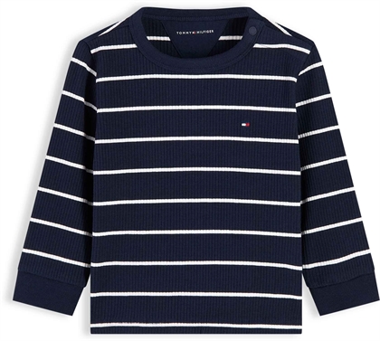 Tommy Hilfiger Bluse Rib - Navy