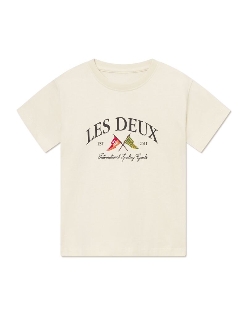 Les Deux T-shirt Lvy League - Ivory 