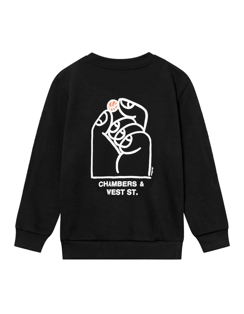 Les Deux Sweatshirt Washington - Black/Light Ivory