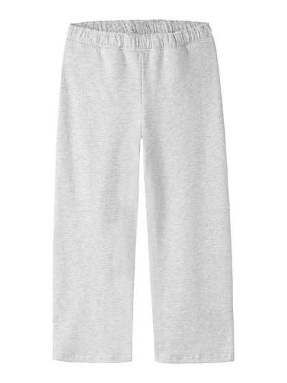 LMTD Wide Sweatpants - Light Grey Melange 