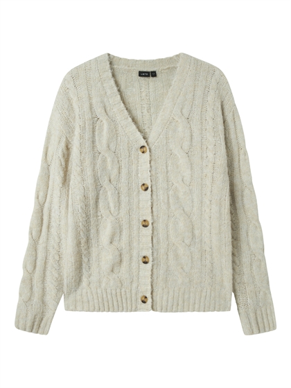 LMTD Cardigan Strik Naible - Oatmeal 