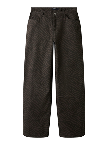 LMTD Jeans Zebra Wide - Chocolate Brown 