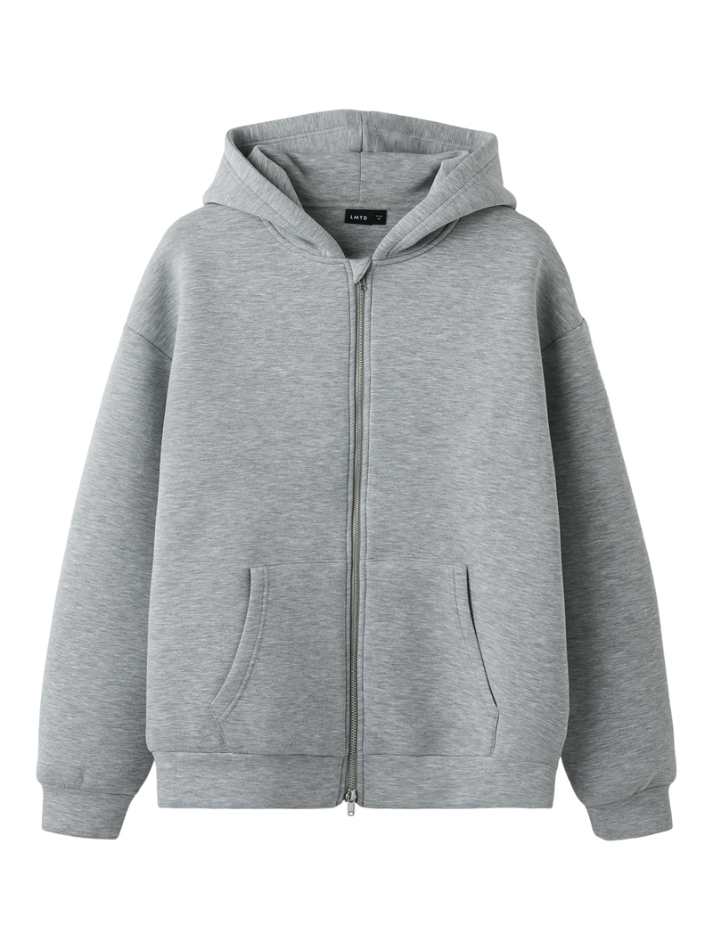 LMTD Cardigan Halfa - Light Grey Melange 