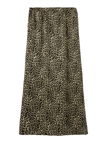 LMTD Nederdel Satleo Long - Chocolate Brown 