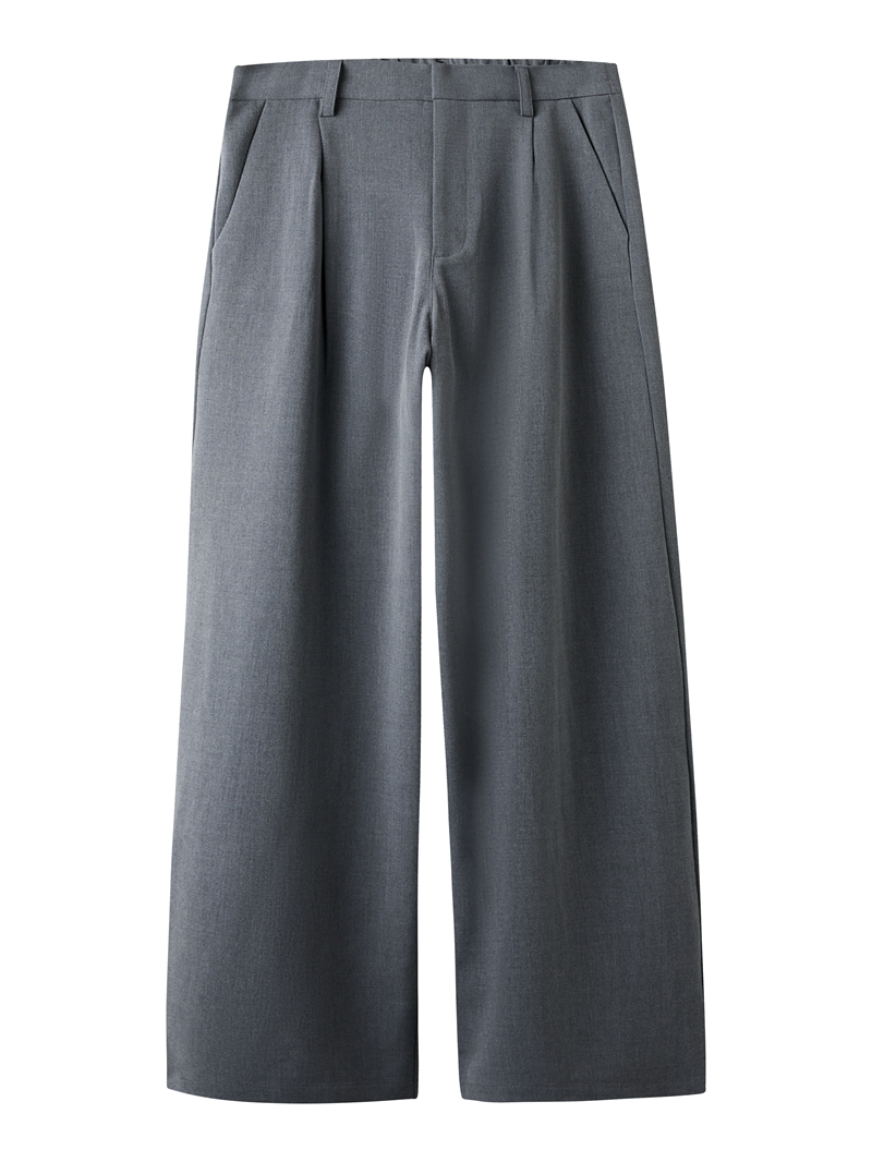 LMTD Wide Leg Sweatpants Luis - Grey Melange 