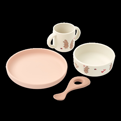 Liewood Vivi Tableware Set - Wild child / Rosey