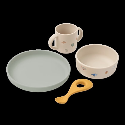 Liewood Vivi Tableware Set - Flying / Sandy