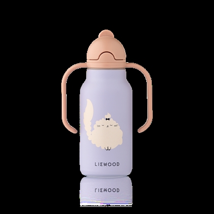 Liewood Kimmie Drikkedunk 250 ml – Cat / Warm Lilac