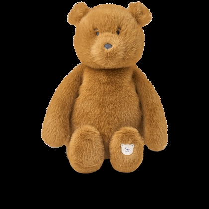 Liewood Bamse Rygsæk Dayana Plush Bear Backpack - Lampe Evex Rabbit Night Light - Golden caramel