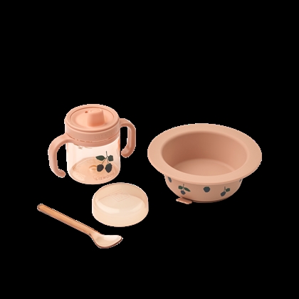 Liewood Becket Tableware Set - Berry / Pale Tuscany