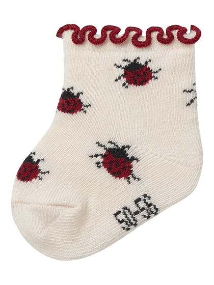 Lil' Atelier Strømper Darlene - Turtledove Silver Peony 