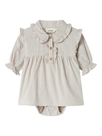 Lil' Atelier Kjole Folena Loose - Pastel Parchment 
