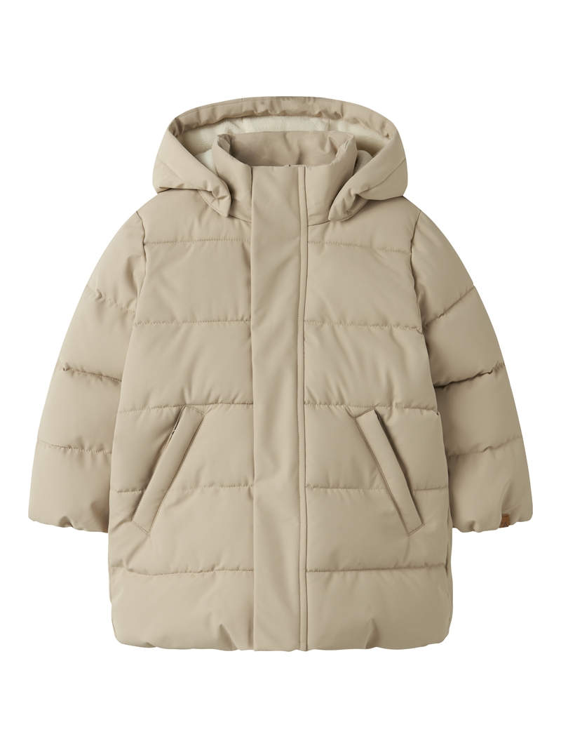 Lil\' Atelier Vinterjakke Flamedow03 Puffer Long - Oxford Tan 