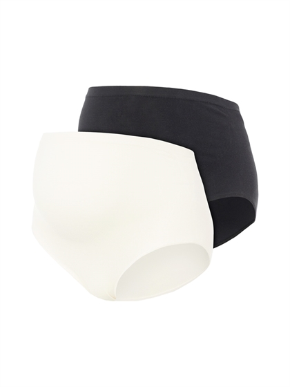 Mamalicious Underbukser Heal 2pak. - Black/White 