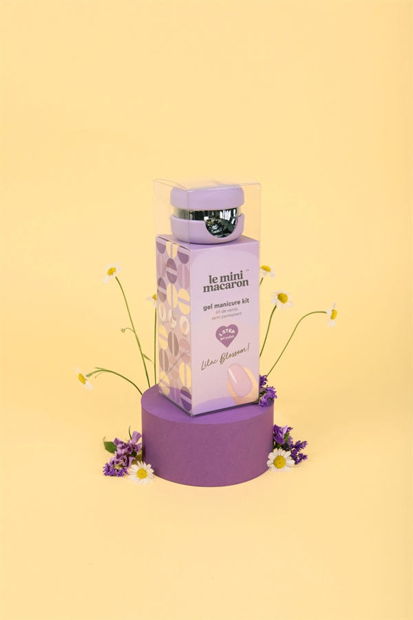 Le Mini Macaron manicure kit - Lilac blossom - KIT018 