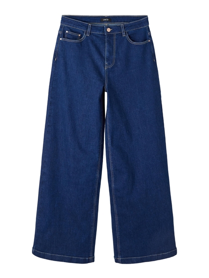 LMTD pige jeans/bukser model "TECES" - Extra wide - DARK blue denim 