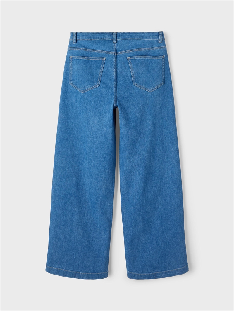 LMTD pige jeans/bukser model "TECES" - Extra wide - MEDIUM BLUE DENIM