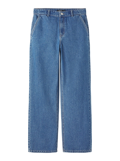 LMTD dreng/pige jeans/bukser model "TOIZZA" - LOOSE - MEdium blue denim