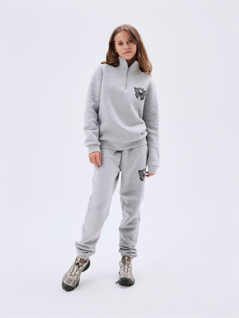 Lmtd Sweatpants Ranja - Light Grey Melange