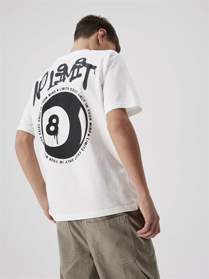 LMTD T-shirt "LUCKY" - Hvid